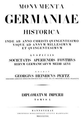 Титульний лист публікації 1872 р., Ганновер, "Дипломатія імперії"